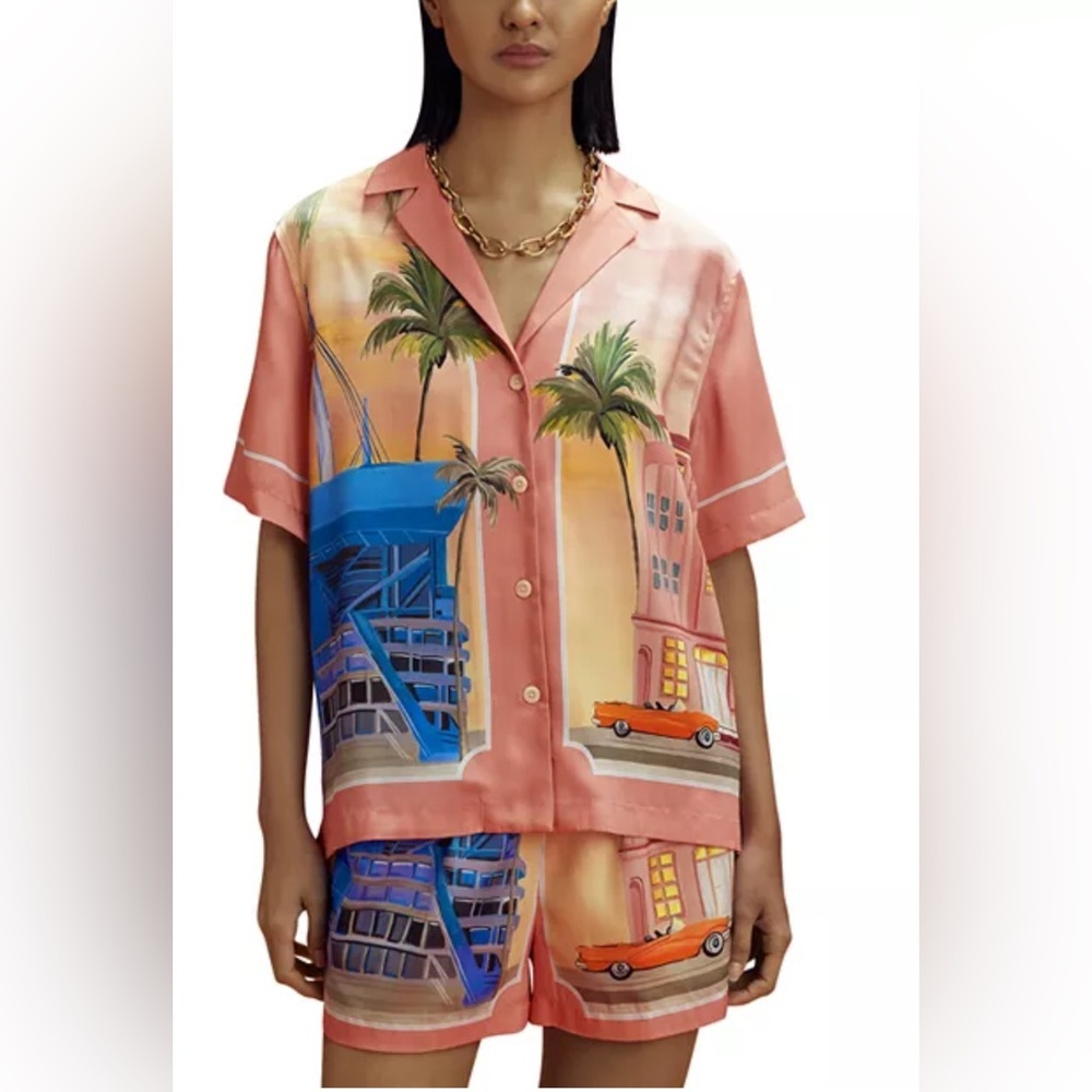 Reiss + Maclaren F1 Miami Beach Raceway Top and Bottoms